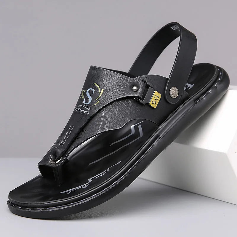 Men’s 2-Way Summer Sandals – Convertible Slides with Adjustable Backstrap