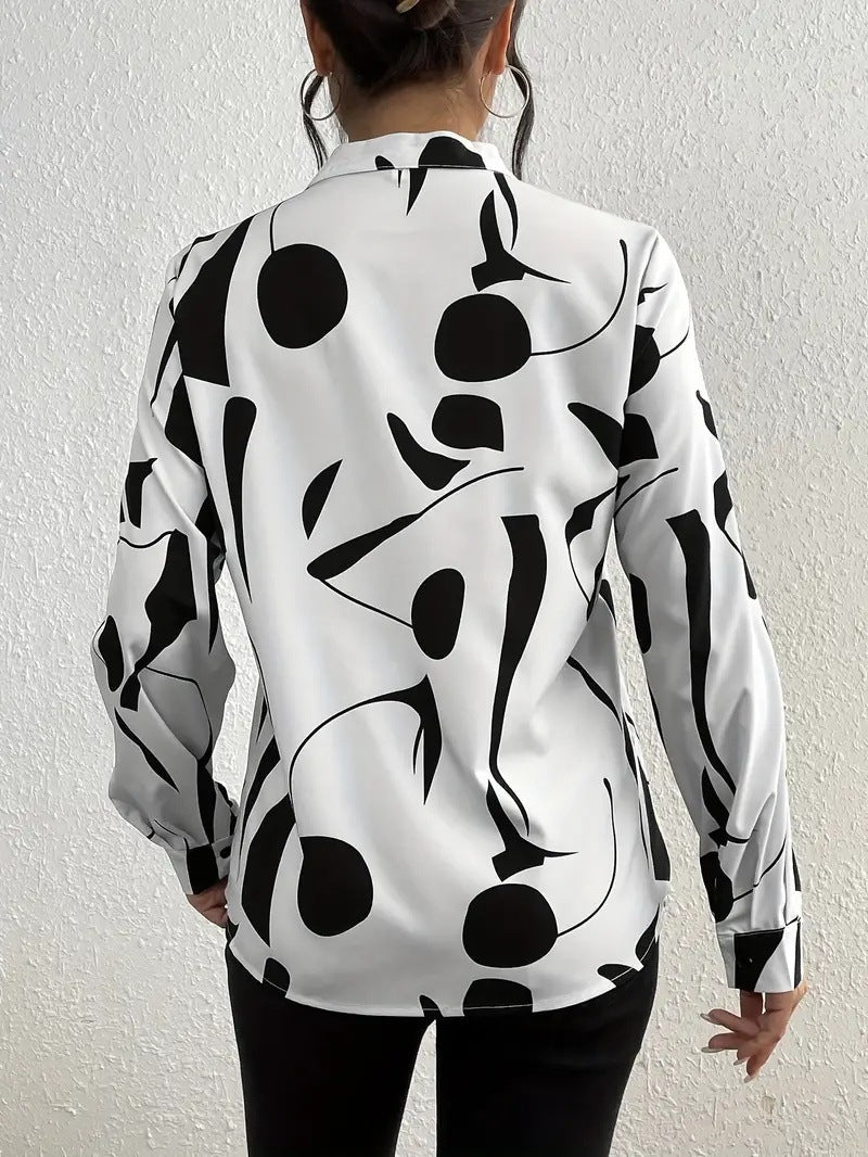 Elegant Printed Blouse for Women