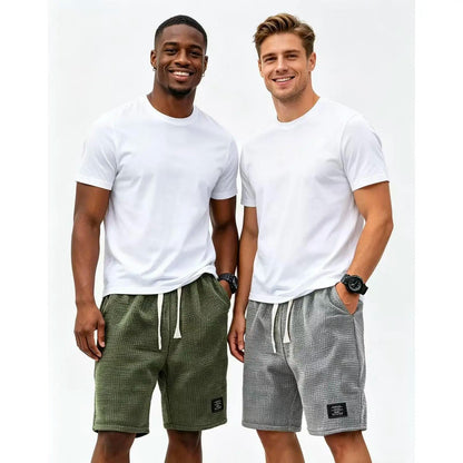 Men's 2-Pack Waffle Casual Shorts