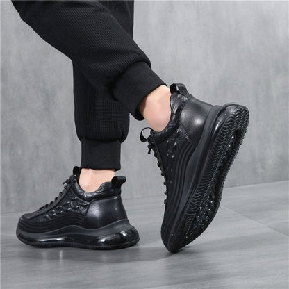 Men's Casual Cowhide Air Cushion Shoes