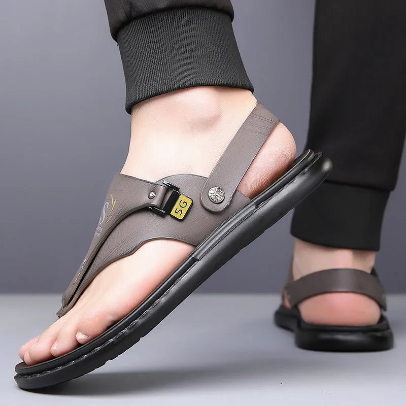 Men’s 2-Way Summer Sandals – Convertible Slides with Adjustable Backstrap
