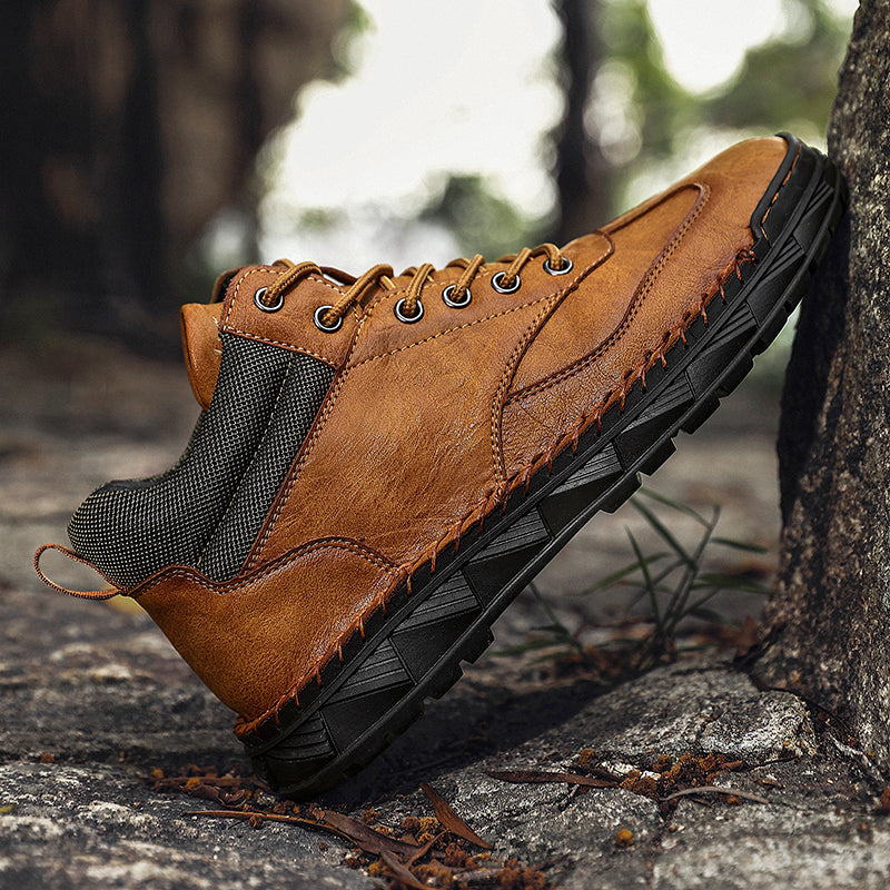 Men's Handmade Leather Boots Motorcycle Boots