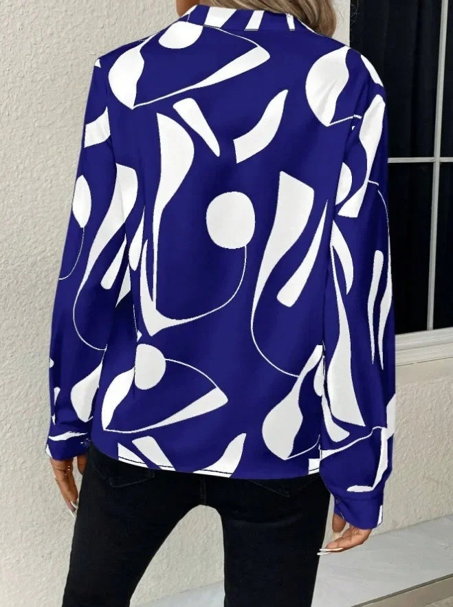 Elegant Printed Blouse for Women