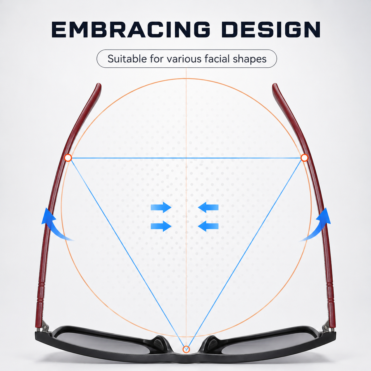 Polarized Square Sunglasses – Driving, Night Vision & UV Protection