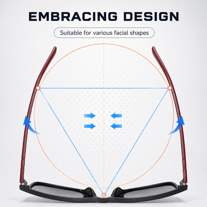 Polarized Square Sunglasses – Driving, Night Vision & UV Protection
