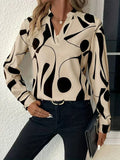 Elegant Printed Blouse for Women