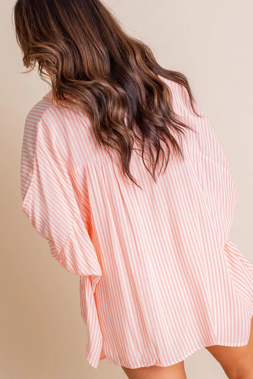 Black Friday Deals - Women's Oversized Striped Button-down Shirt (Buy 2 Free Shipping)