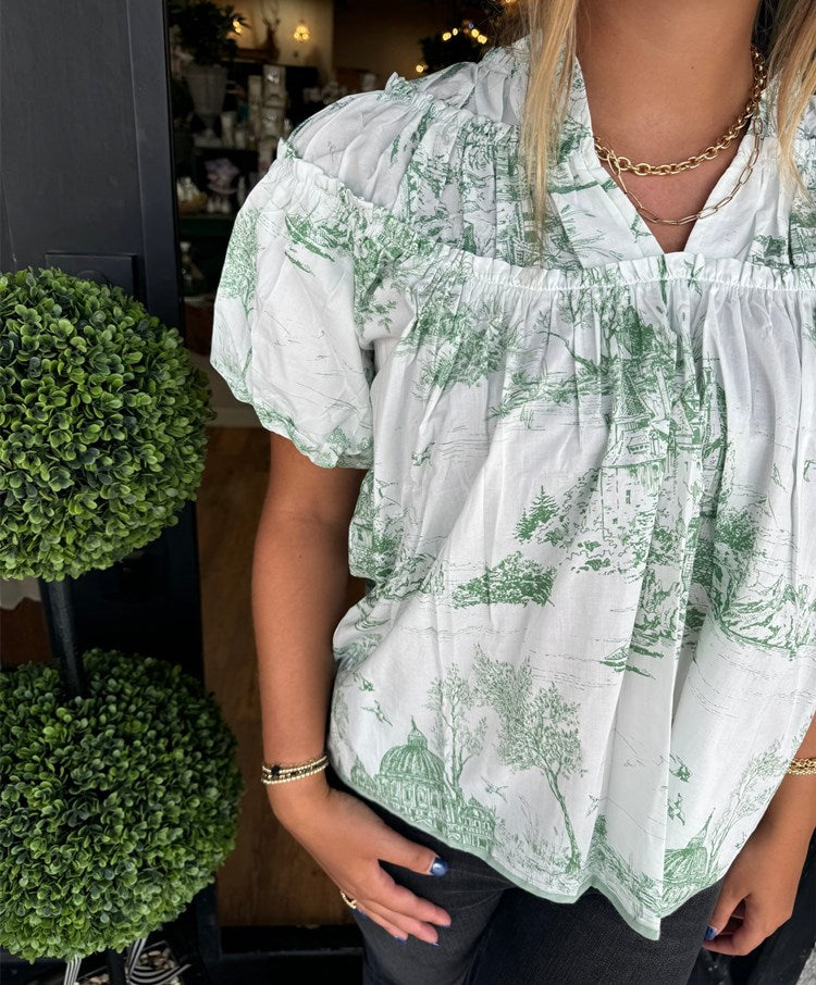 Women's Classic Charm Toile Tops (Buy 2 Free Shipping)