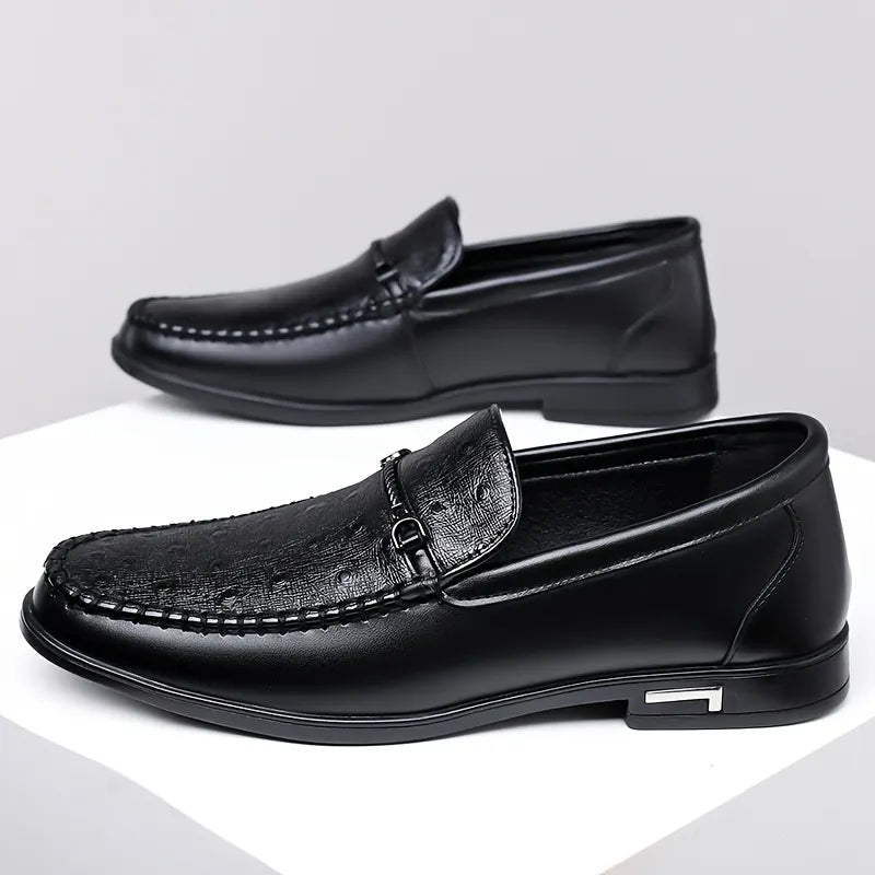 Men's Ostrich Leather Loafers