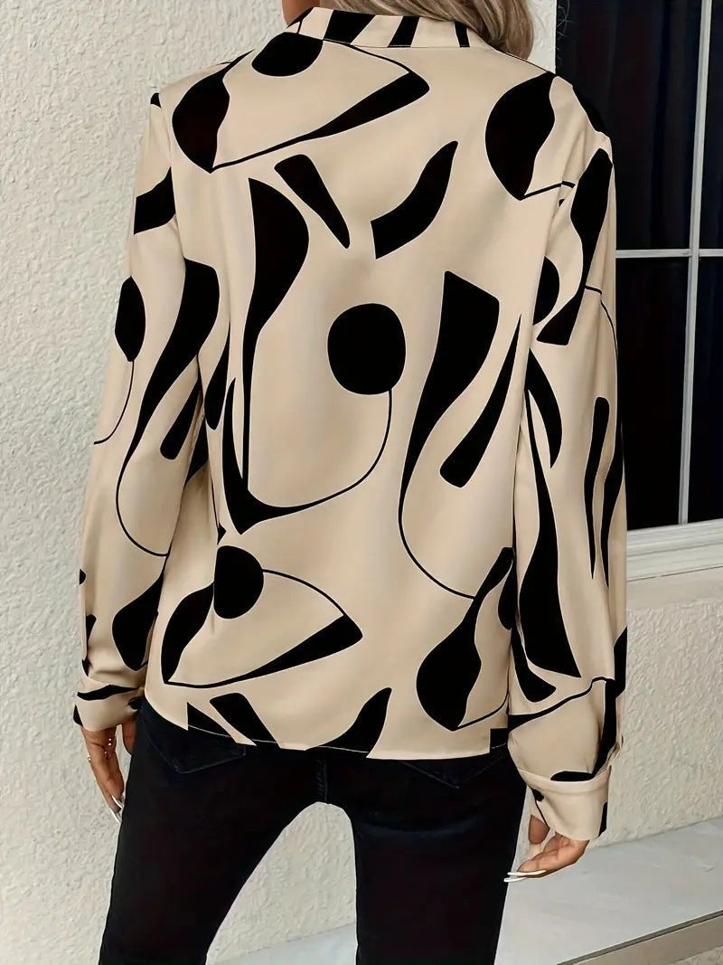 Elegant Printed Blouse for Women