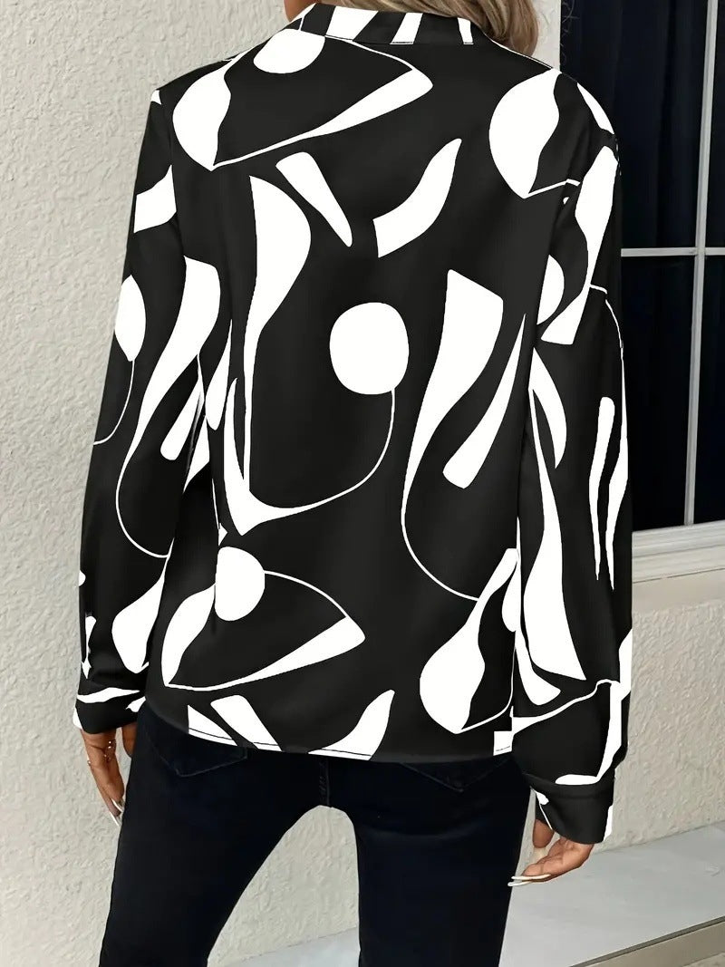 Elegant Printed Blouse for Women