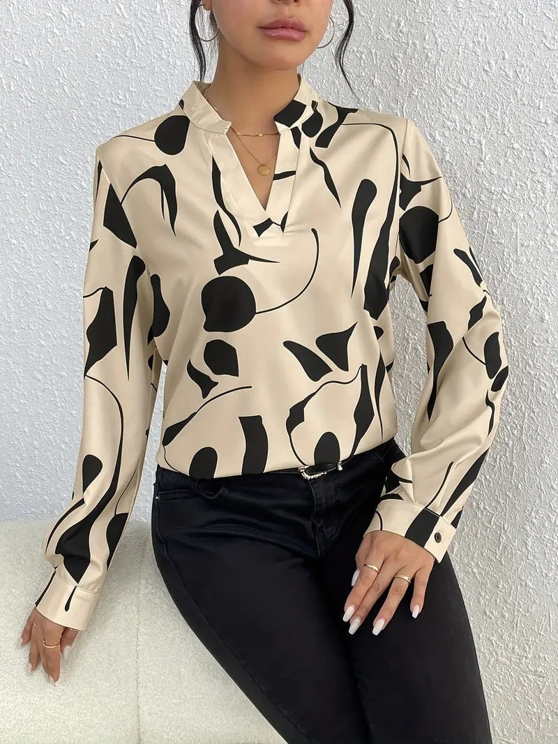 Elegant Printed Blouse for Women