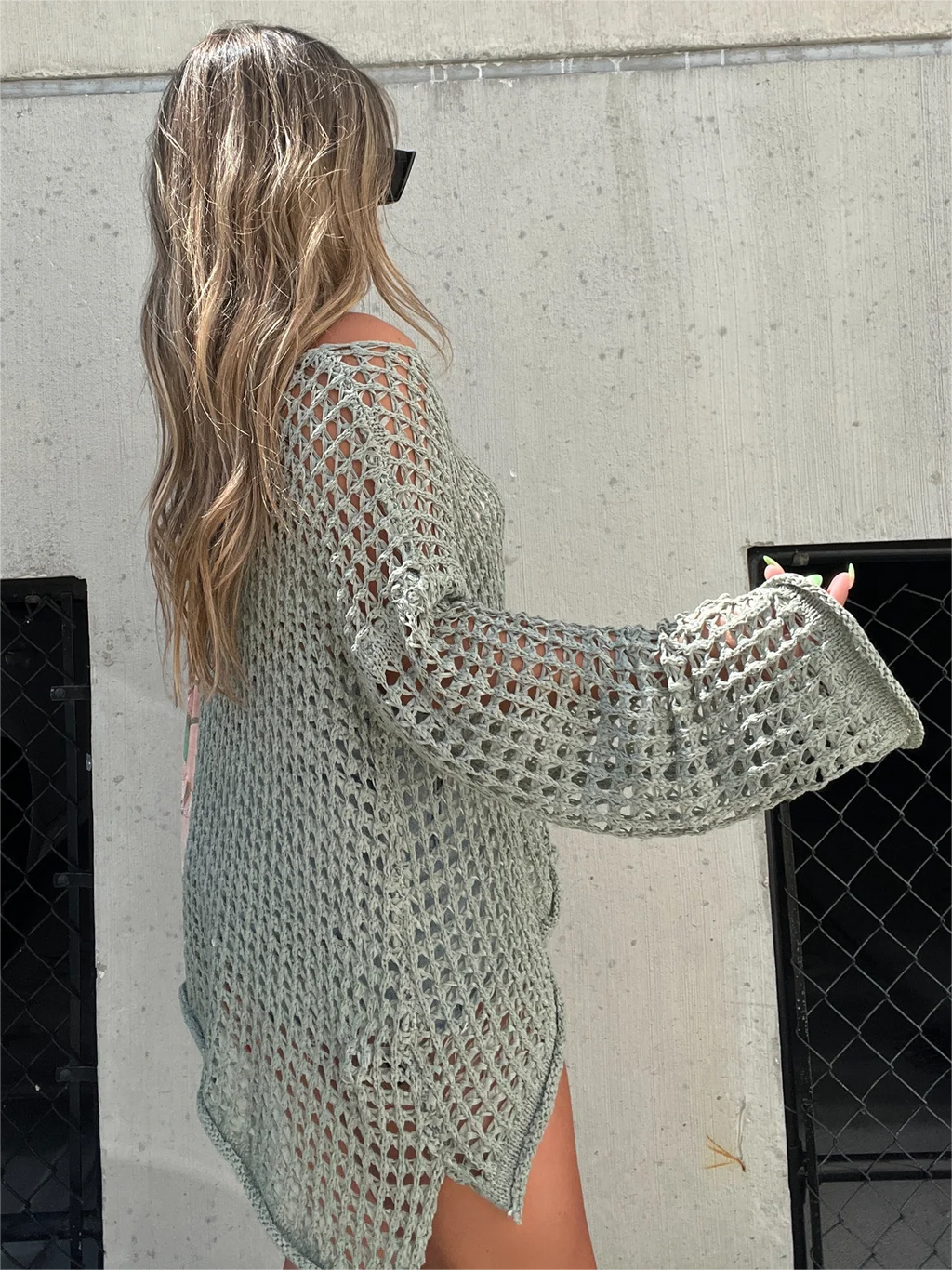 New Women's Crochet Hollow Out Cover Up (Buy 2 Free Shipping)