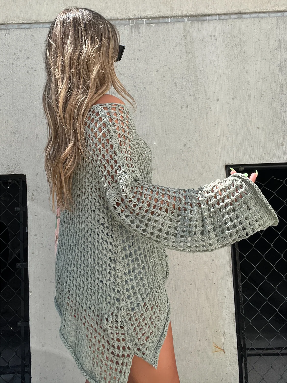 New Women's Crochet Hollow Out Cover Up (Buy 2 Free Shipping)
