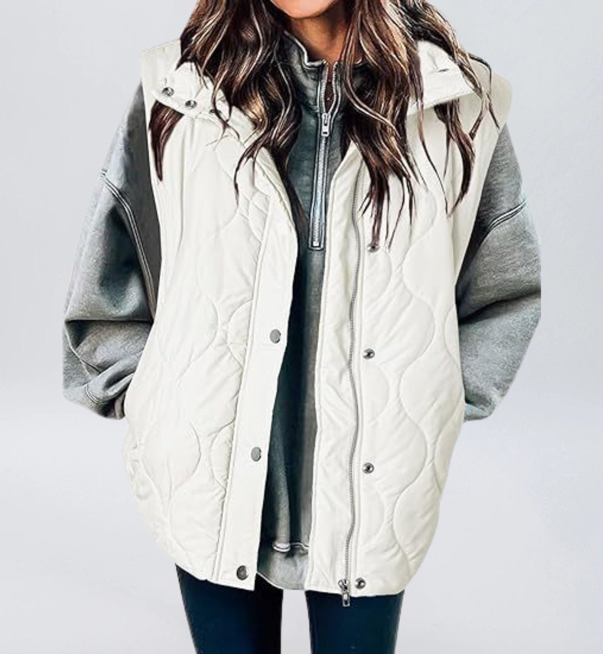 Women Cropped Puffer Vest Stand Collar Sleeveless Lightweight Quilted Vest
